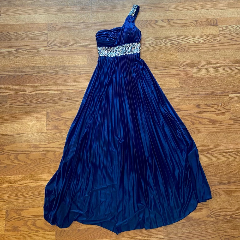 Elegant Royal Blue Maxi Dress